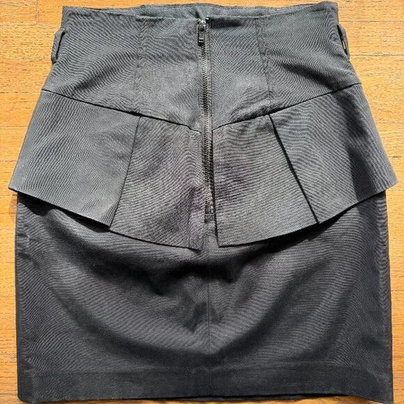 Bebe Mini Skirt Pleated Ruffle - Picture 4 of 4